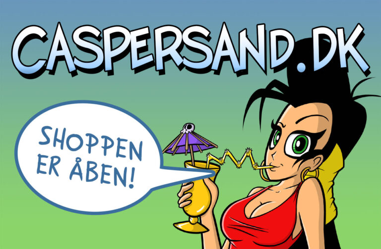 Caspersand.dk er officielt åben!